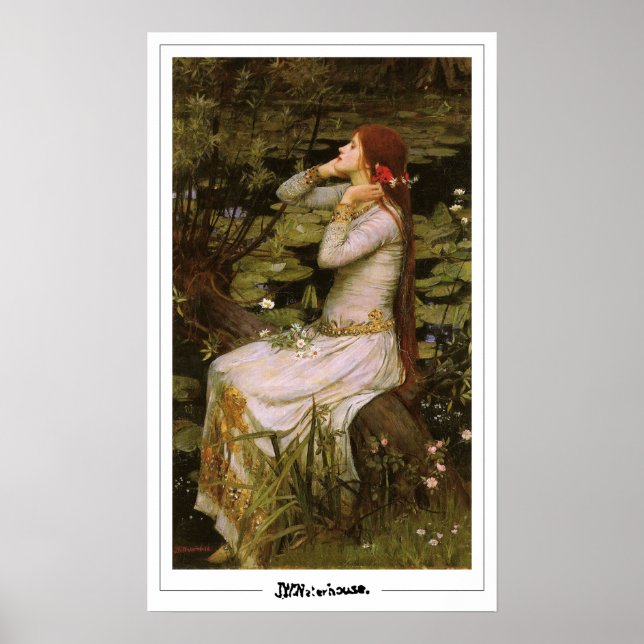John William Waterhouse Zedign Art Poster #90 (Framsidan)