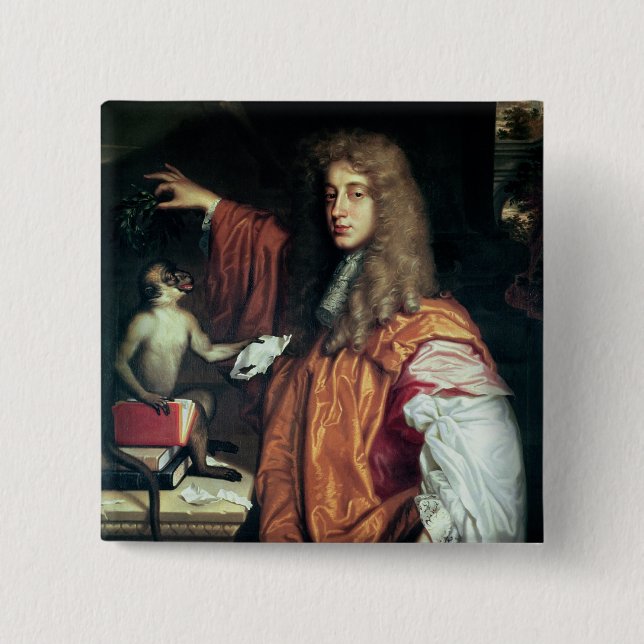 John Wilmot 2nd Earl av Rochester, c.1675 Knapp (Framsida)