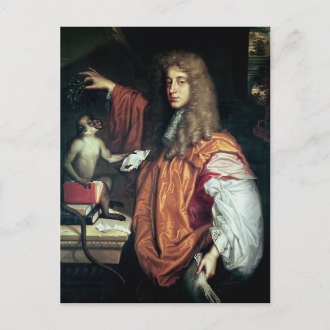 John Wilmot 2nd Earl of Rochester, 1675 Vykort (Framsida)