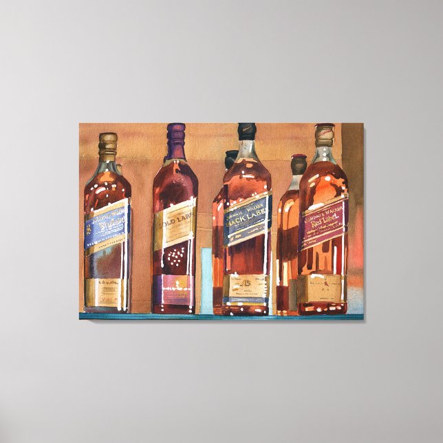 Johnnie Walker Canvastryck (Framsida)