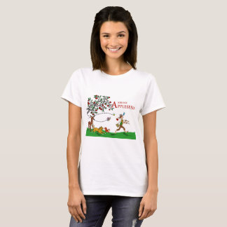 Johnny Appleseed T-Shirt, Animals and Apple Träd T-shirt