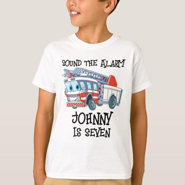 Johnny är sju t shirt (Framsida)
