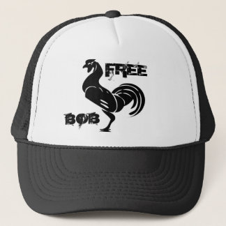 johnny_automatic_rooster_silhouette som ÄR FRI, Truckerkeps