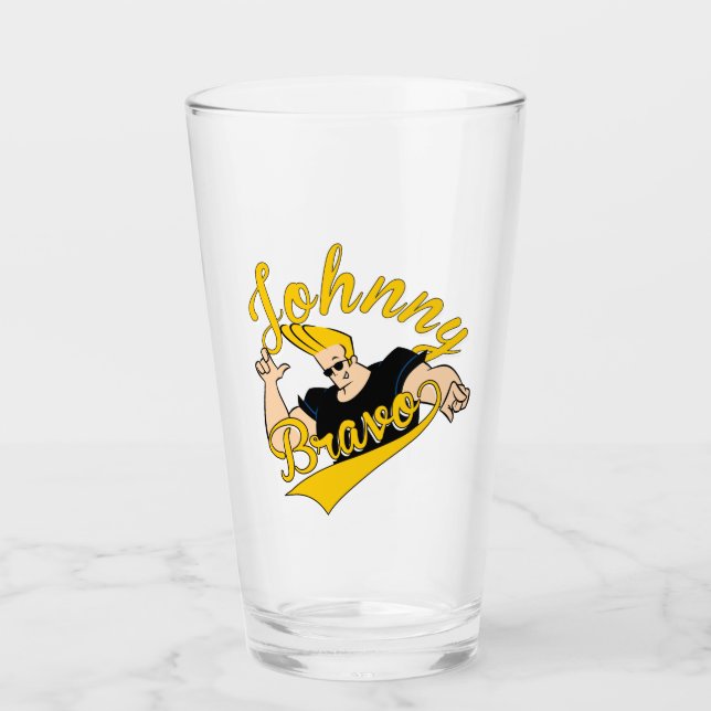 Johnny Bravo Athletic Graphic Glaskopp (Framsida)