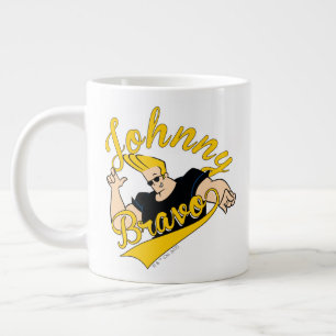 Johnny Bravo Athletic Graphic Jumbo Mugg