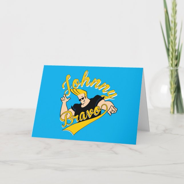 Johnny Bravo Athletic Graphic Kort (Framsida)