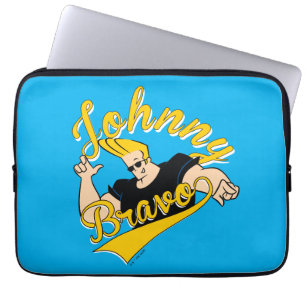 Johnny Bravo Athletic Graphic Laptop Fodral
