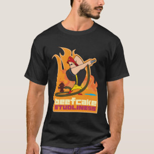 Johnny Bravo Beefkaka Studliness Firefighter T Shirt