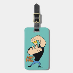 Johnny Bravo Bild Ram Pose Bagagebricka