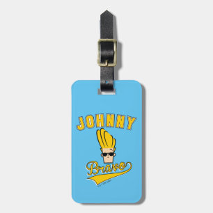 Johnny Bravo Collegiate Graphic Bagagebricka