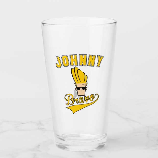 Johnny Bravo Collegiate Graphic Glaskopp (Framsida)