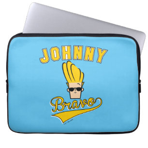 Johnny Bravo Collegiate Graphic Laptop Fodral
