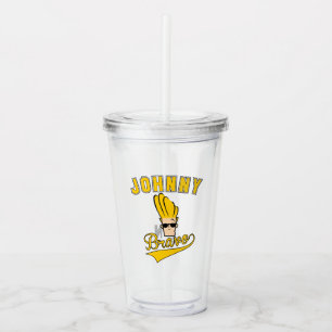 Johnny Bravo Collegiate Graphic Take Away Mugg