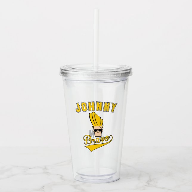 Johnny Bravo Collegiate Graphic Take Away Mugg (Framsida)
