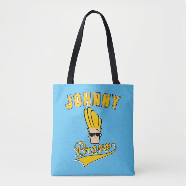 Johnny Bravo Collegiate Graphic Tygkasse (Framsida)
