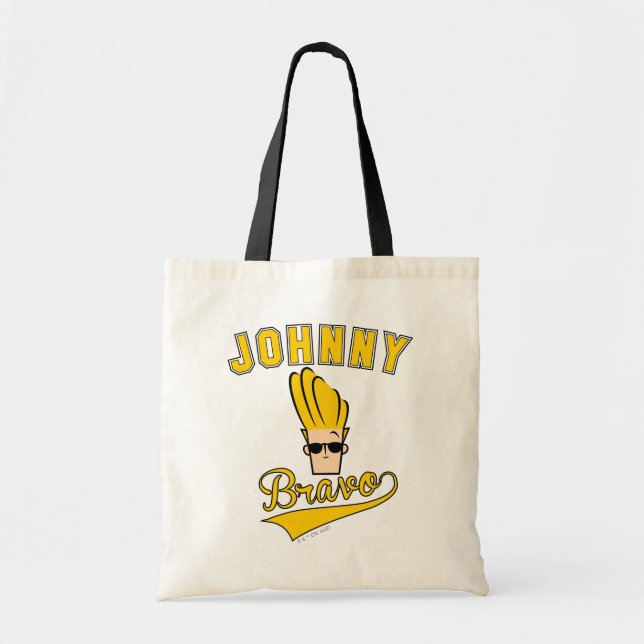 Johnny Bravo Collegiate Graphic Tygkasse (Framsidan)