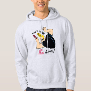 Johnny Bravo Comb - Rör inte håret! Hoodie