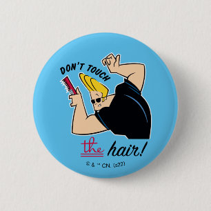 Johnny Bravo Comb - Rör inte håret! Knapp