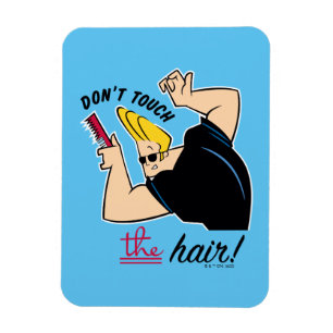Johnny Bravo Comb - Rör inte håret! Magnet