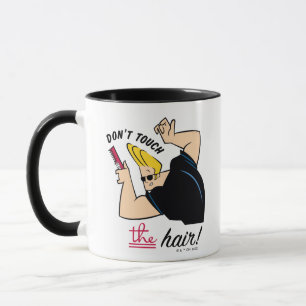 Johnny Bravo Comb - Rör inte håret! Mugg
