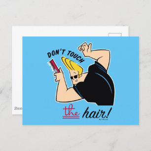 Johnny Bravo Comb - Rör inte håret! Vykort