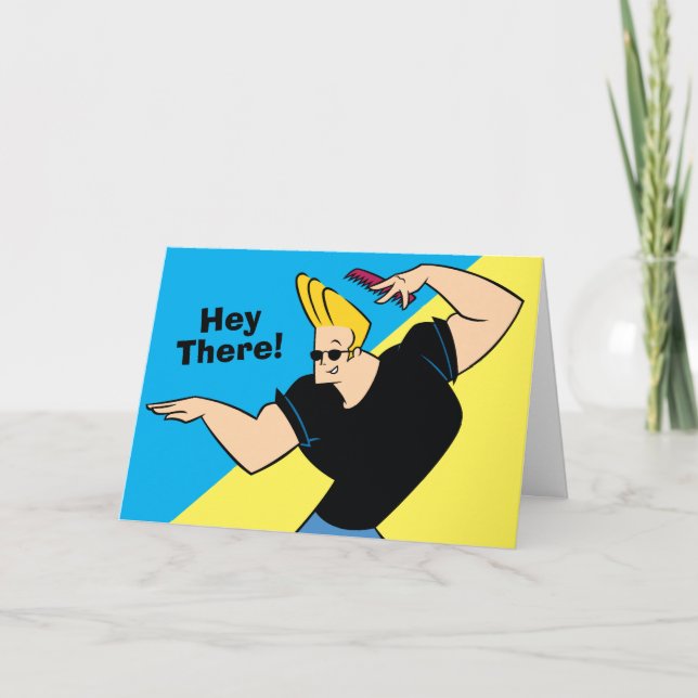 Johnny Bravo Combing Hair Kort (Framsida)