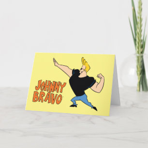 Johnny Bravo Flexing Kort