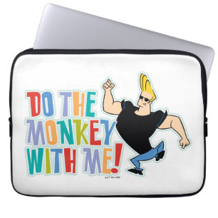 Johnny Bravo, gör apan med mig! Laptop Fodral