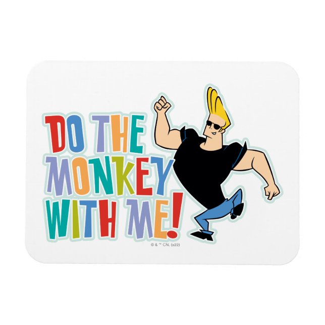 Johnny Bravo, gör apan med mig! Magnet (Horisontell)