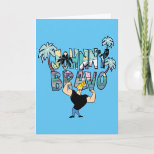 Johnny Bravo Handflatan Träd Namn Kort