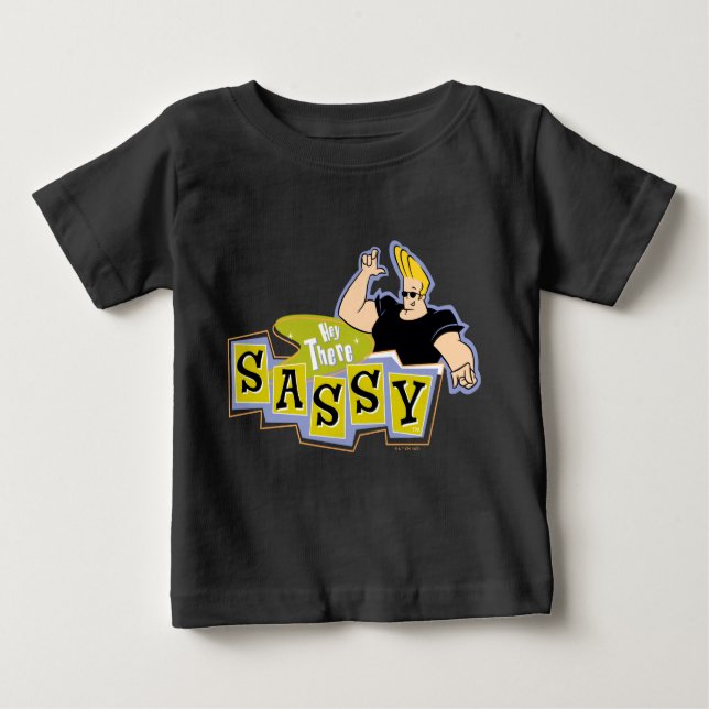 Johnny Bravo - Hej där Sassy T Shirt (Framsida)