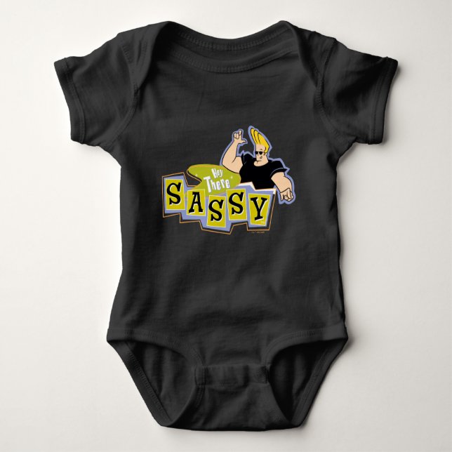 Johnny Bravo - Hej där Sassy T Shirt (Framsida)
