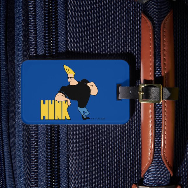 Johnny Bravo - Hunk Bagagebricka (Framsida Insitu 4)