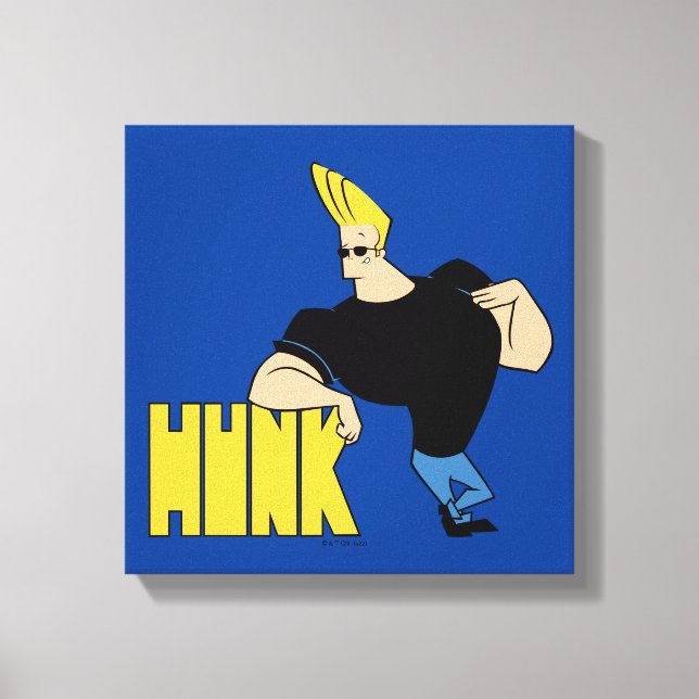 Johnny Bravo - Hunk Canvastryck (Framsida)