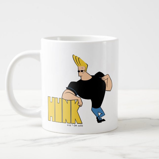 Johnny Bravo - Hunk Jumbo Mugg (Vänster)