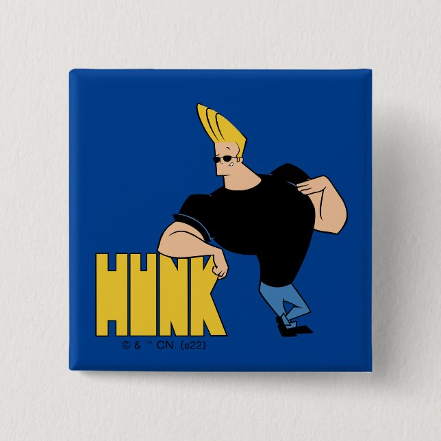 Johnny Bravo - Hunk Knapp (Framsida)