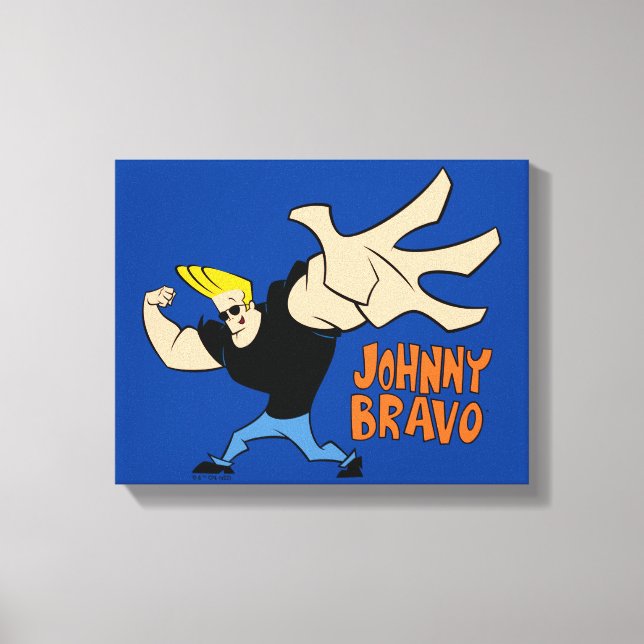 Johnny Bravo Iconic Pose Canvastryck (Framsida)