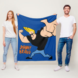 Johnny Bravo Iconic Pose Fleecefilt