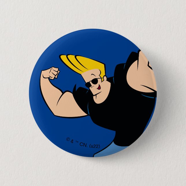 Johnny Bravo Iconic Pose Knapp (Framsida)