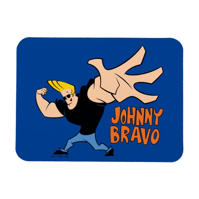Johnny Bravo Iconic Pose Magnet (Horisontell)