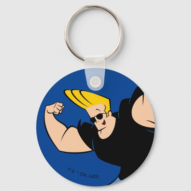 Johnny Bravo Iconic Pose Nyckelring (Framsida)
