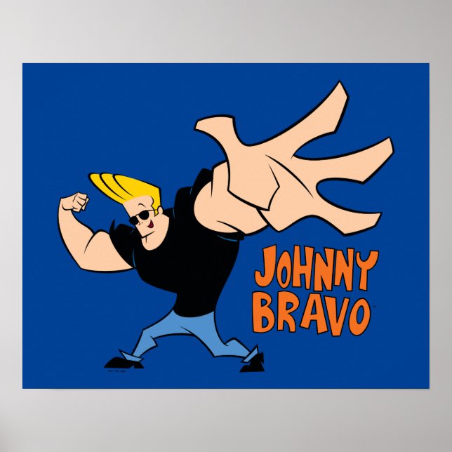 Johnny Bravo Iconic Pose Poster (Framsidan)