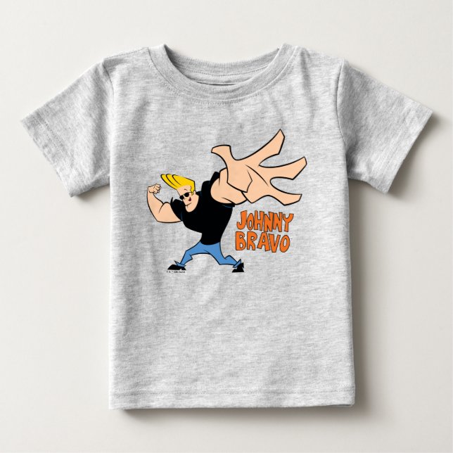 Johnny Bravo Iconic Pose T Shirt (Framsida)