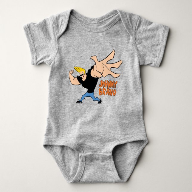 Johnny Bravo Iconic Pose T Shirt (Framsida)
