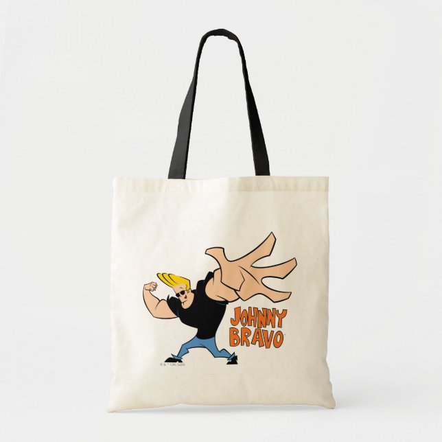 Johnny Bravo Iconic Pose Tygkasse (Framsidan)