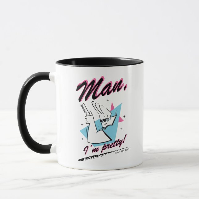 Johnny Bravo - Man I'm Pretty Retro Graphic Mugg (Vänster)