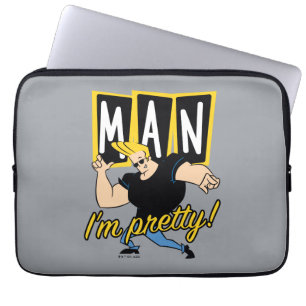 Johnny Bravo - Man jag är Söt Laptop Fodral