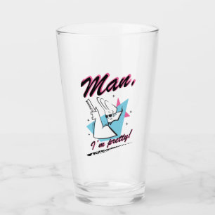 Johnny Bravo - Man jag är Söt Retro Graphic Glaskopp