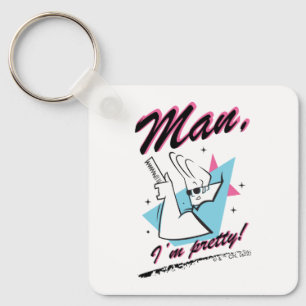 Johnny Bravo - Man jag är Söt Retro Graphic Nyckelring