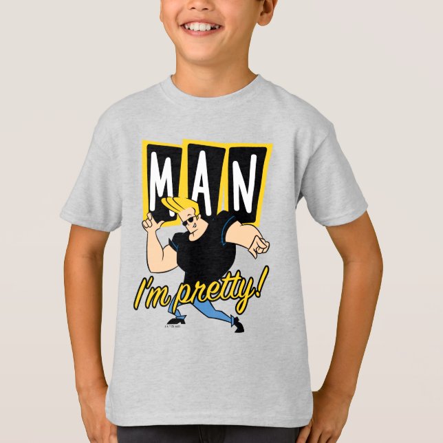 Johnny Bravo - Man jag är Söt T Shirt (Framsida)